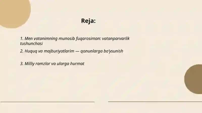 Men vatanimning munosib fuqarosiman 2