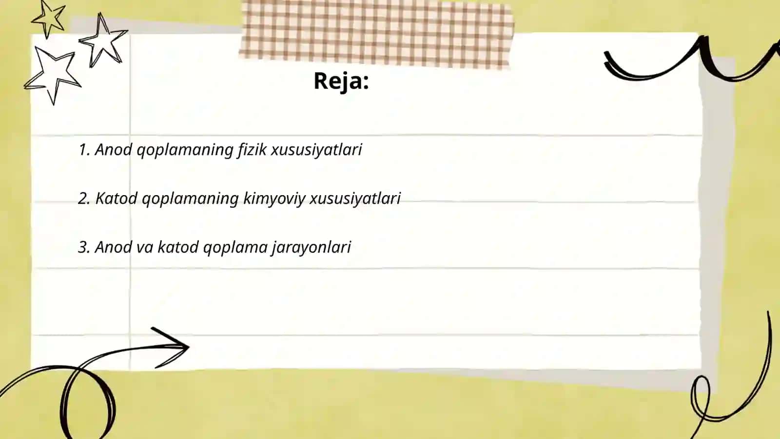 Anod va katod qoplama 2