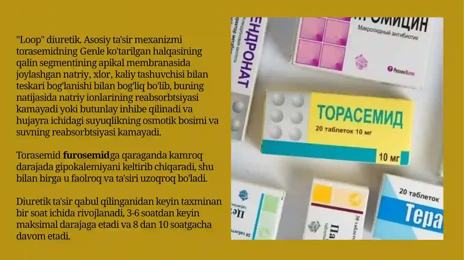TORASEMID PREPARATINING FARMAKODINAMIKASI 2