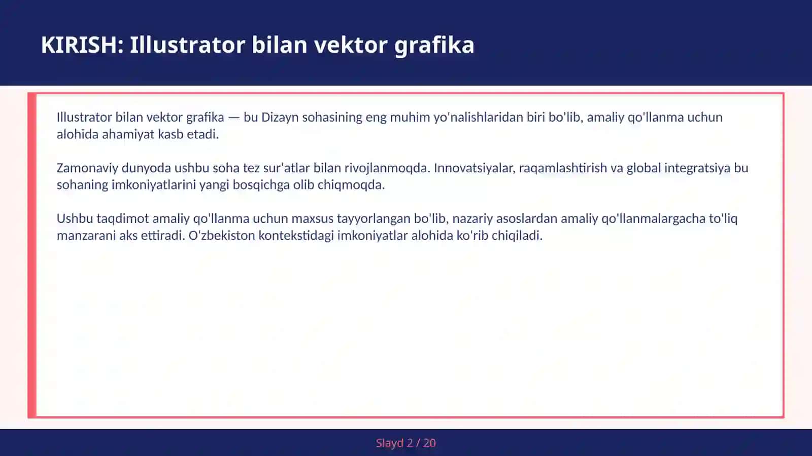 ILLUSTRATOR BILAN VEKTOR GRAFIKA 2