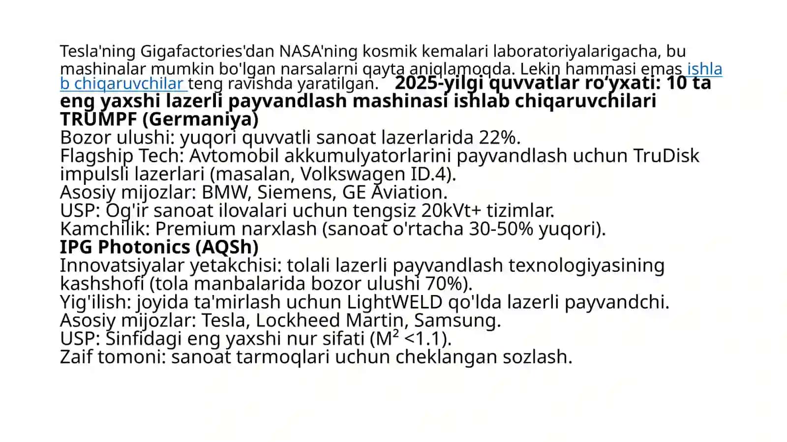 Lazerli payvandlash mashinalari 2