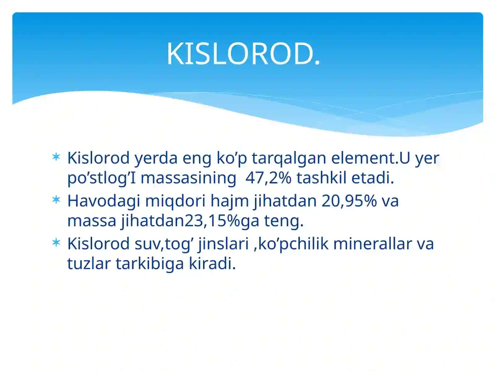 KISLORODNING KIMYOVIY XOSSALARI 2