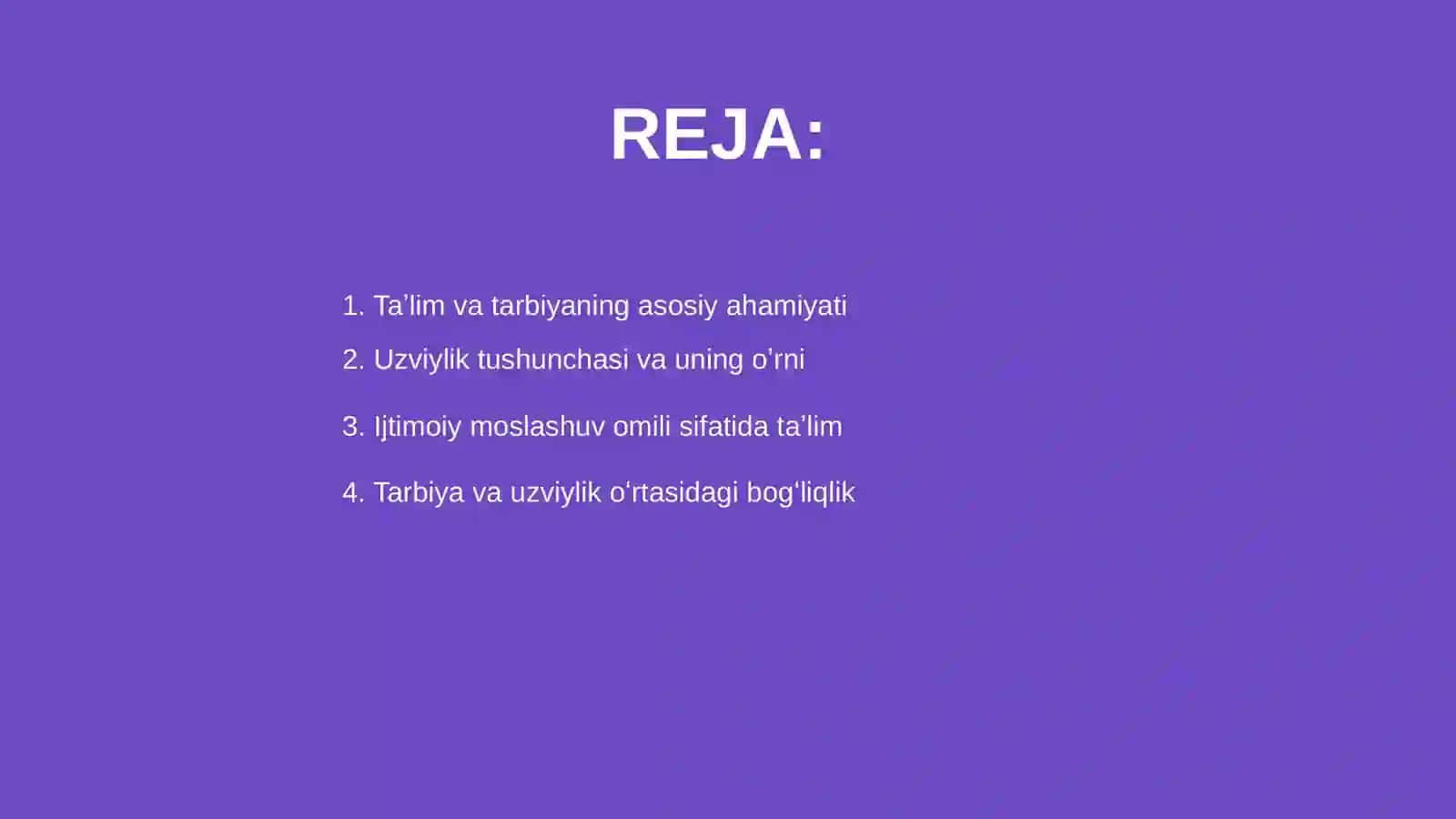Taʼlim tarbiya uzviyligi - ijtimoiy moshlashuv omili 2