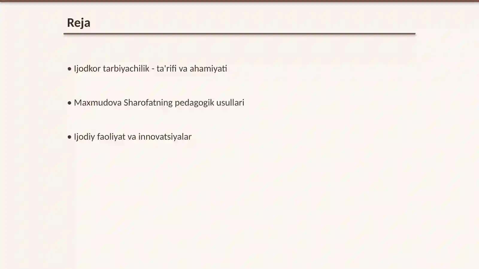 Ijodkor tarbiyachilik - ta'rifi va ahamiyati 2