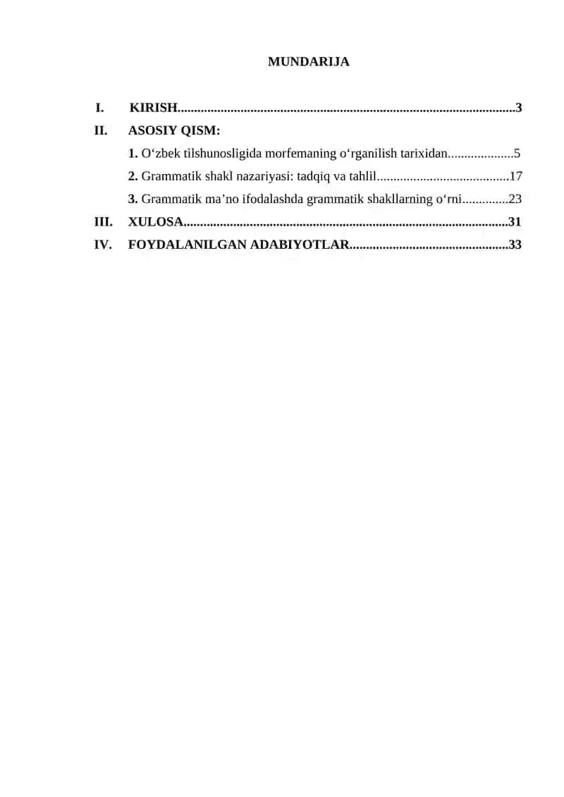 O‘ZBEK TILSHUNOSLIGIDA GRAMMATIK SHAKLLAR TASNIFI 2