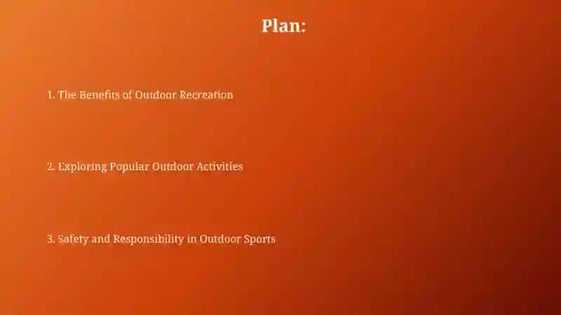 Outdoor sports and activities 2