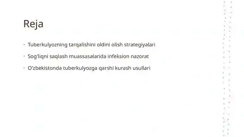 Tuberkulyozga qarshi muassasalarda infeksion nazoratni olib borish 2