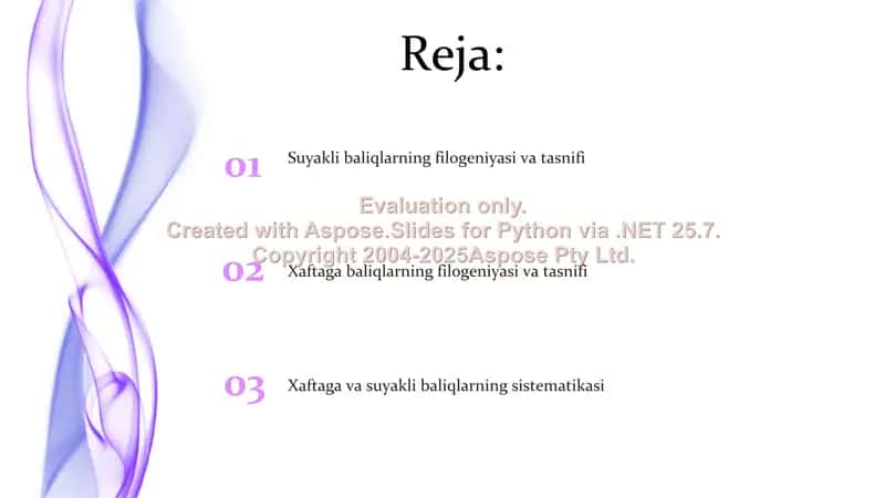 Tog’ayli va suyakli baliqlarning sistematikasi 2