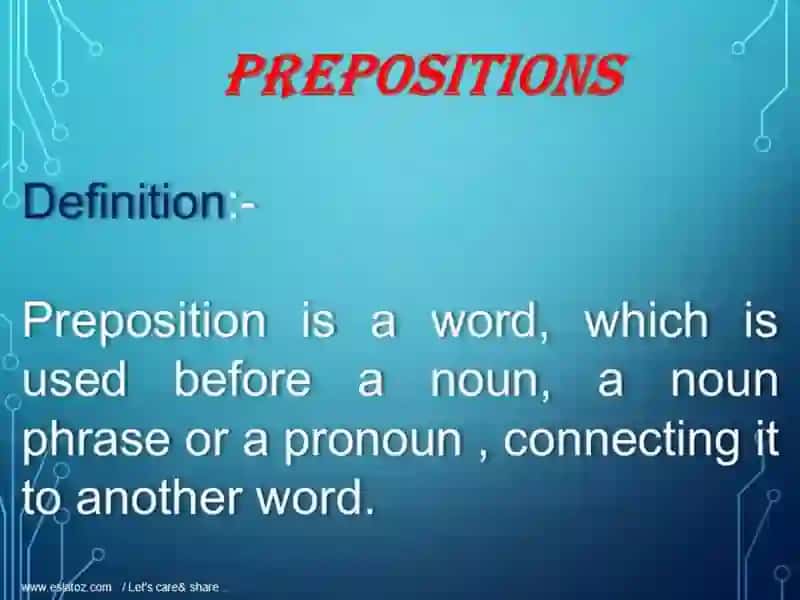Spatial Prepositions in English 2