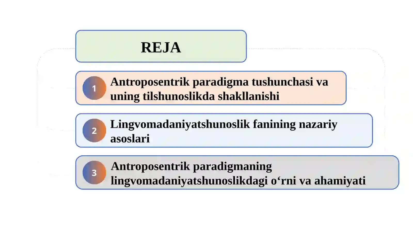 Antroposentrik paradigma va uning lingvomadaniyatshunoslikdagi o‘rni 2