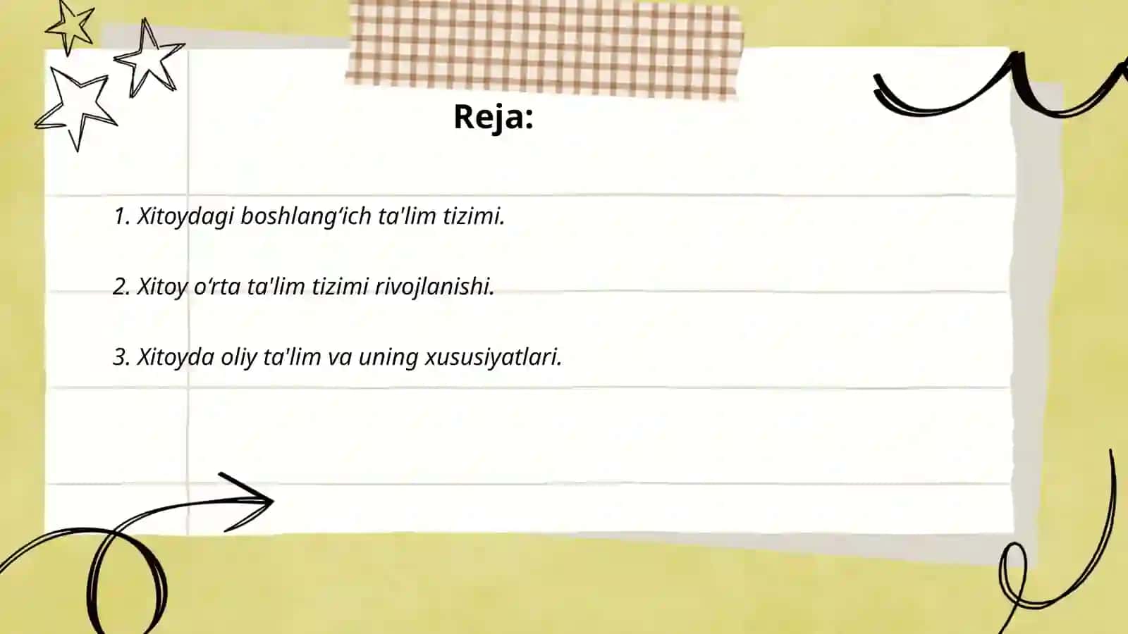 Xitoydagi boshlang‘ich ta'lim tizimi 2