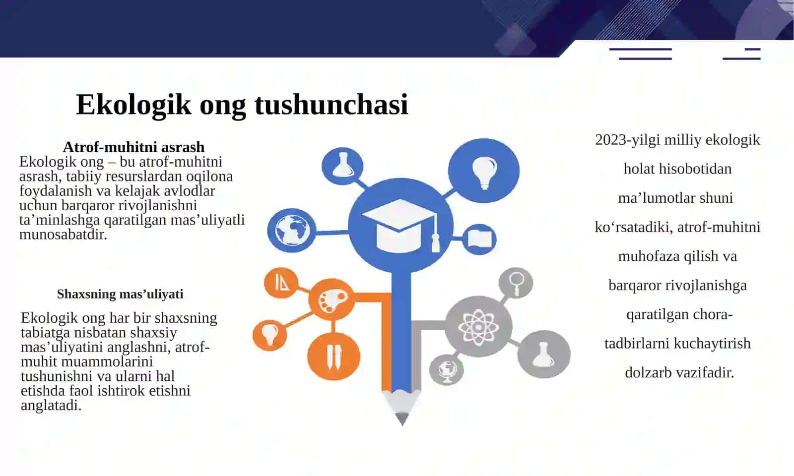 Ekologik Ong va Barqarorlik Kompetensiyalari 2
