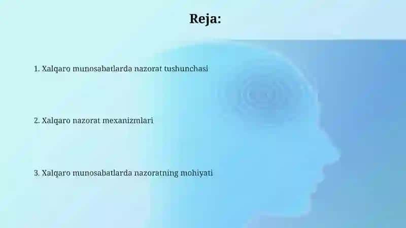 Mexnat munosabatlarida nazorat tushunchasi va mohiyati 2