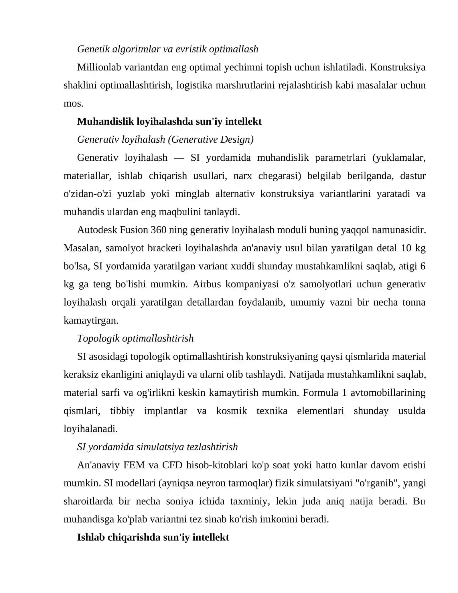 Sun'iy intellektning asosiy texnologiyalari 2
