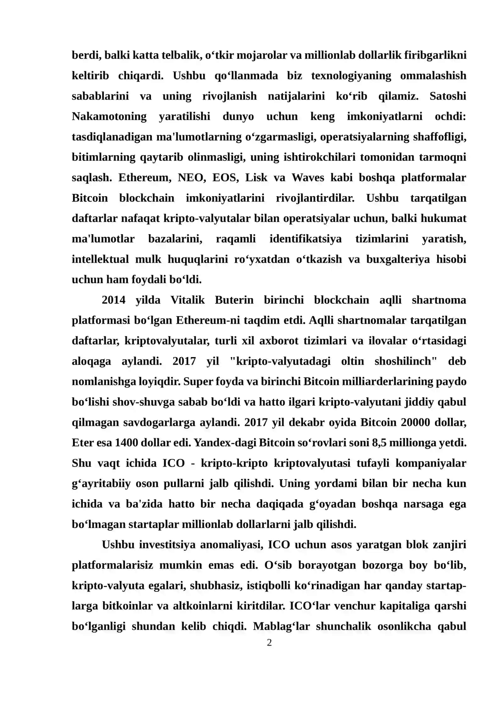 BLOKCHAIN TEXNOLOGIYASI 2