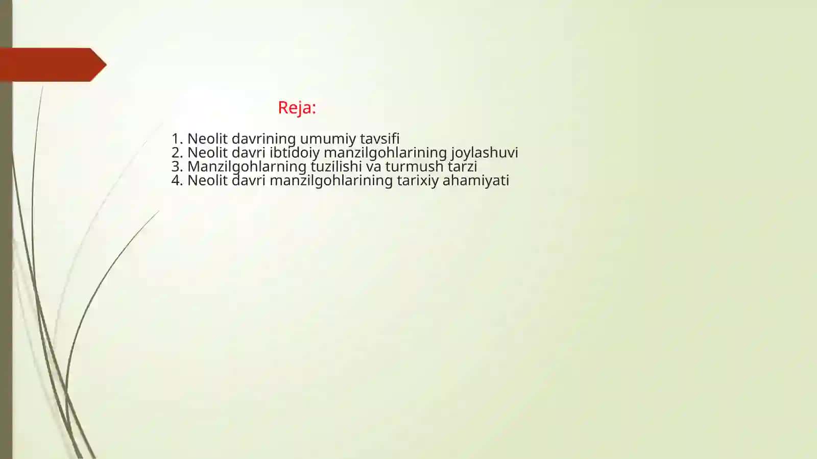 O'rta Osiyoning neolit davri ibtidoiy manzilgohlari 2