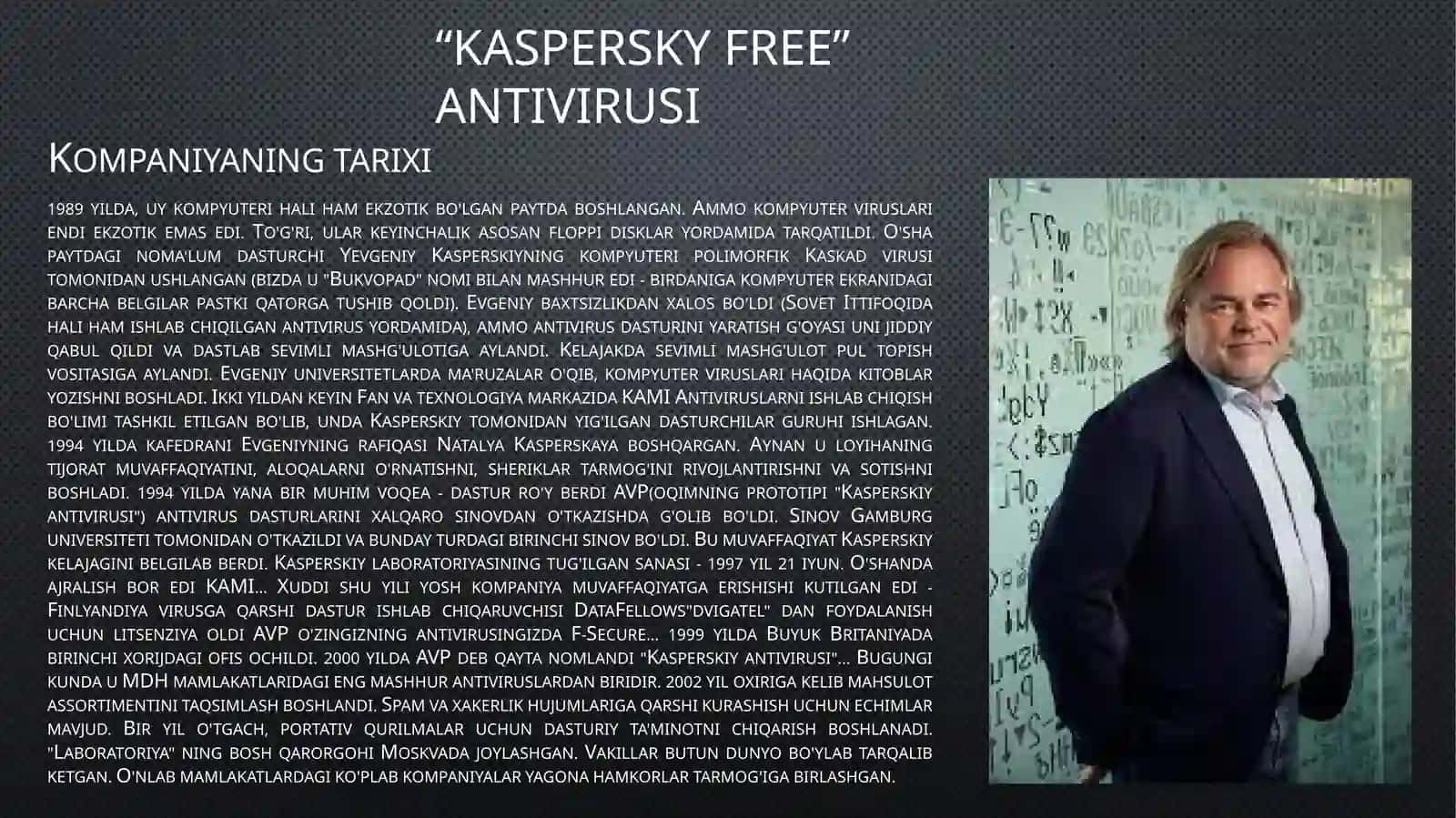 Kaspersky, Doctor Web Va Eset nod 32 Antivirus dasturlari 2