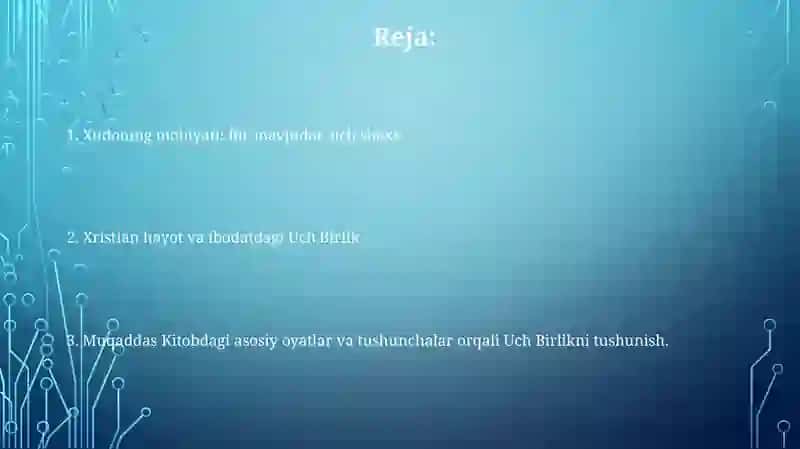 Xristianlik ta'limotida yakkaxudonning uchqiyofasi haqida ta'limot 2
