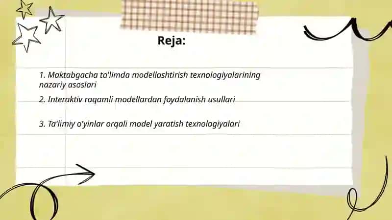 Maktabgacha Ta'limda Modellashtirish Texnologiyalari 2