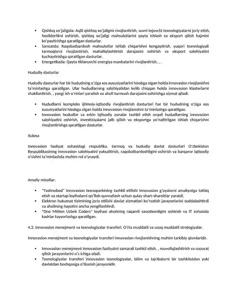 Innovatsion rivojlanish strategiyalari va raqamli iqtisodiyot 2