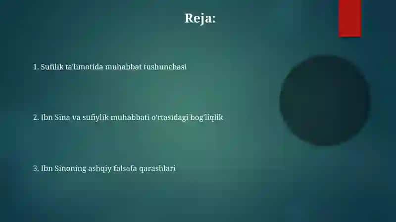 Ibn Sino va irfoniy ishq falsafasi 2