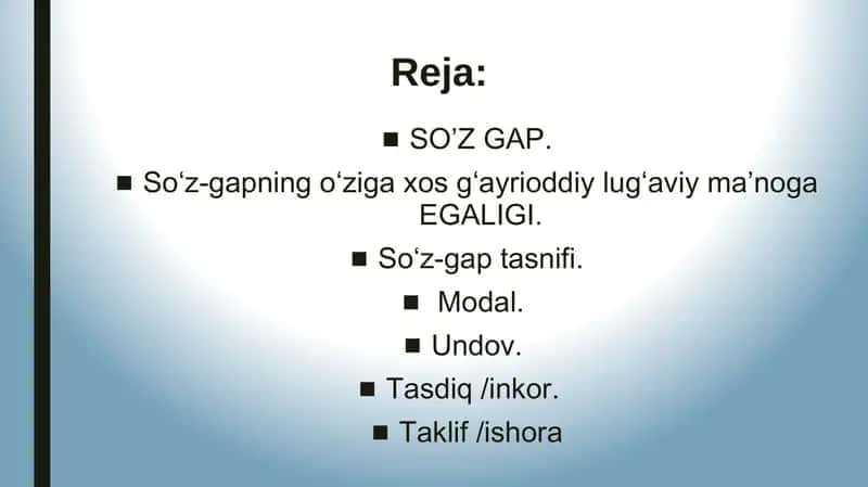 So‘z-gapning o‘zbek tilshunosligida mohiyati 2
