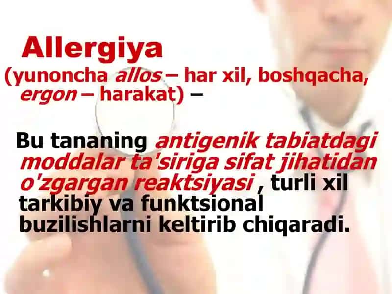 Pollinozlar tasnifi, klinikasi xususiyatlari 2