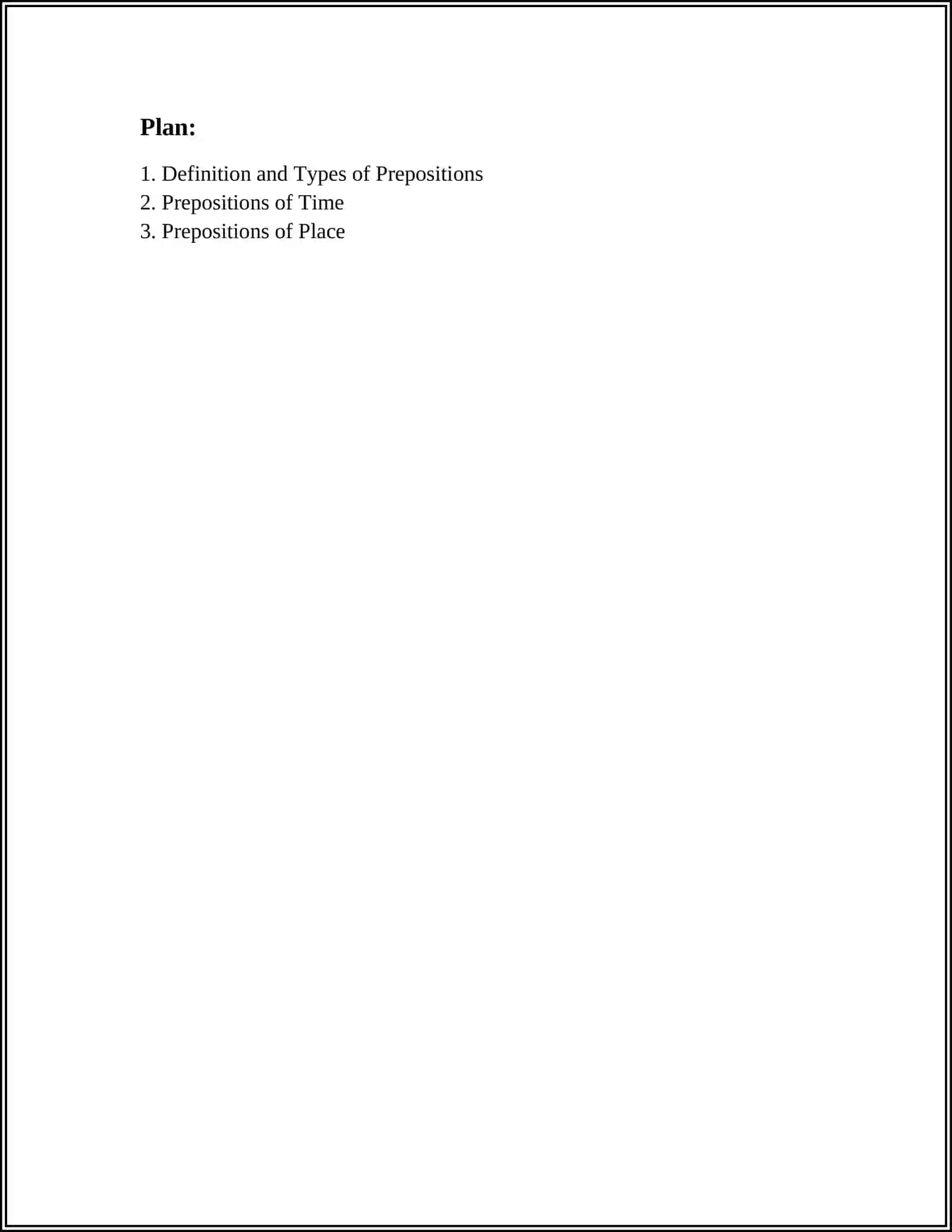 PREPOSITION HAQIDA INGLIZ TILIDA MUSTAQIL ISH 2