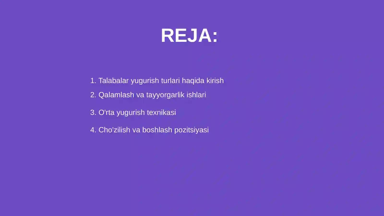 Talabalar yugirish turlari texnikasi 2