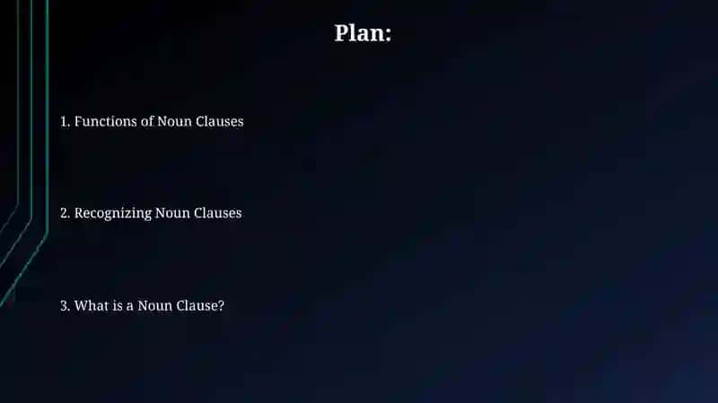 Noun clause 2