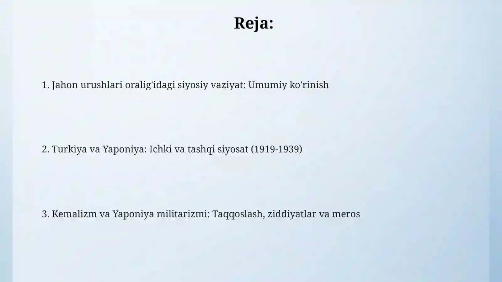 Jahon urushlari oralig'idagi siyosiy vaziyat 2