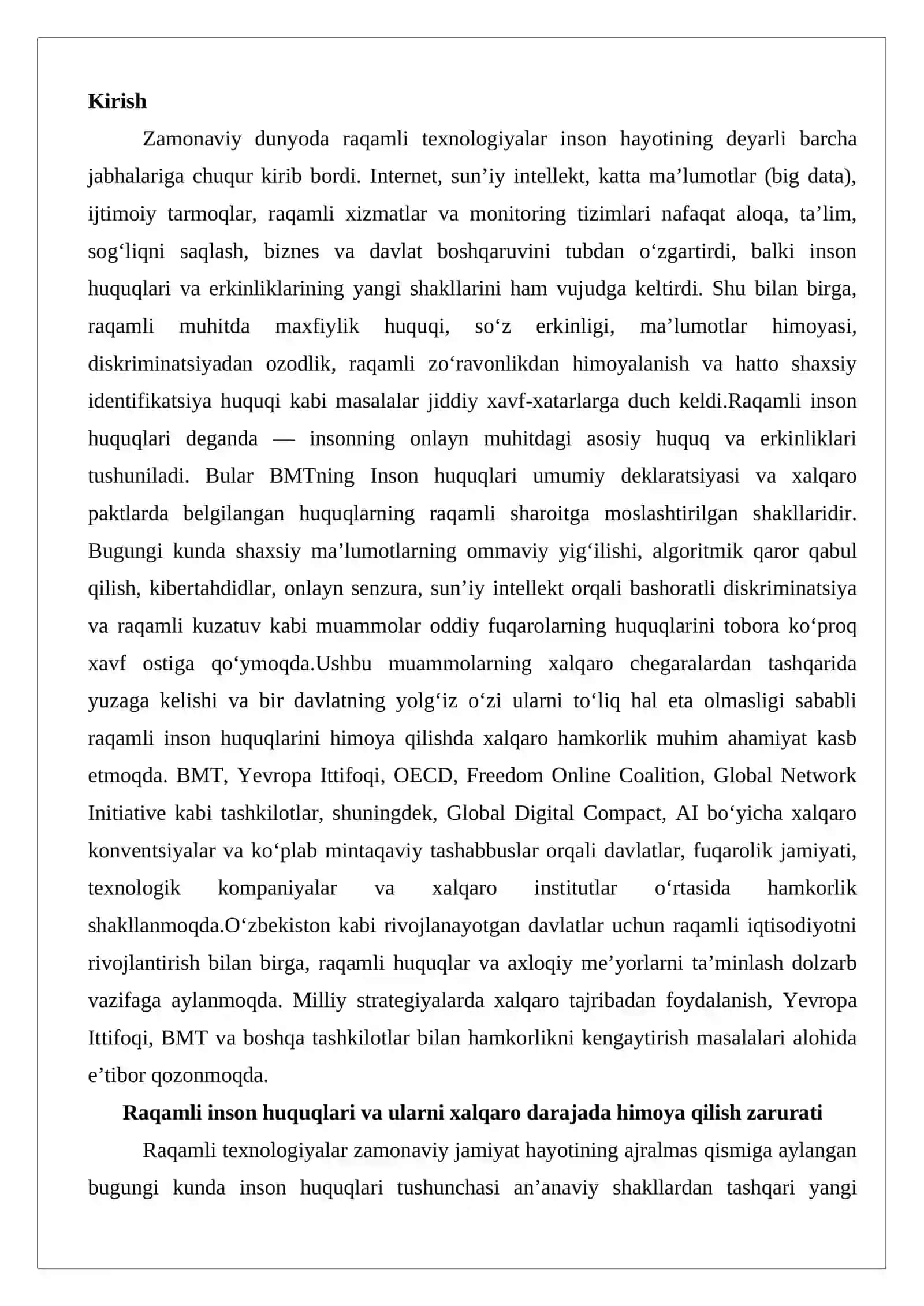 Raqamli inson huquqlarini himoya qilishda xalqaro hamkorlik 2