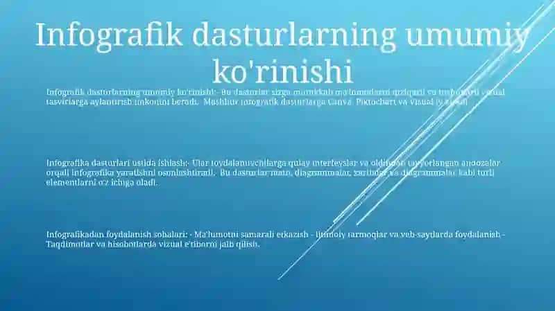 Infografika Dasturlarida Ishlash 2