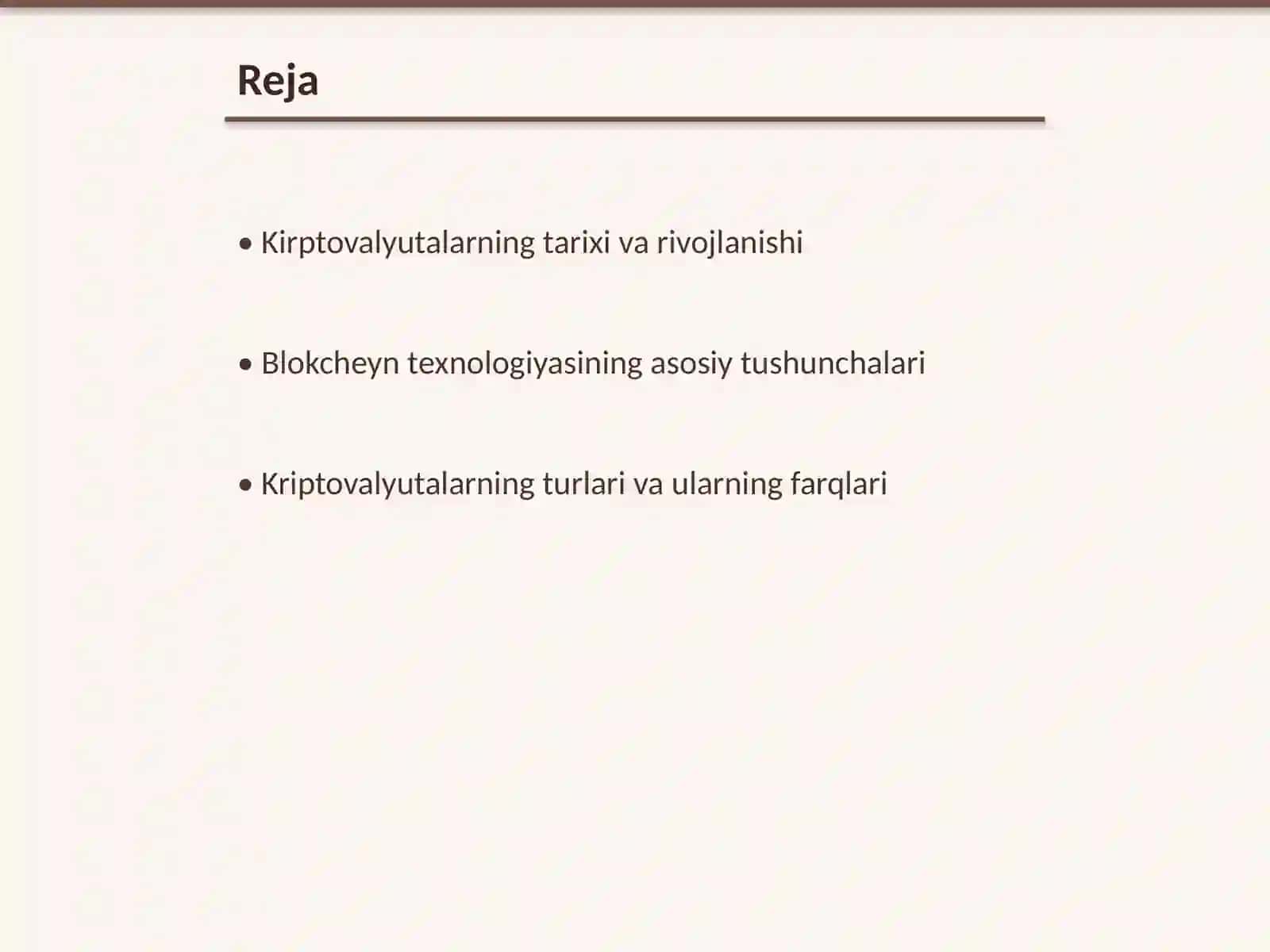 Kirptovalyutalar va blokcheyn texnologiyasi 2