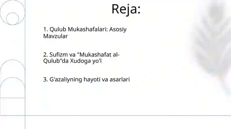 G'azzoliyning "Mukoshafatul qilib" asari 2