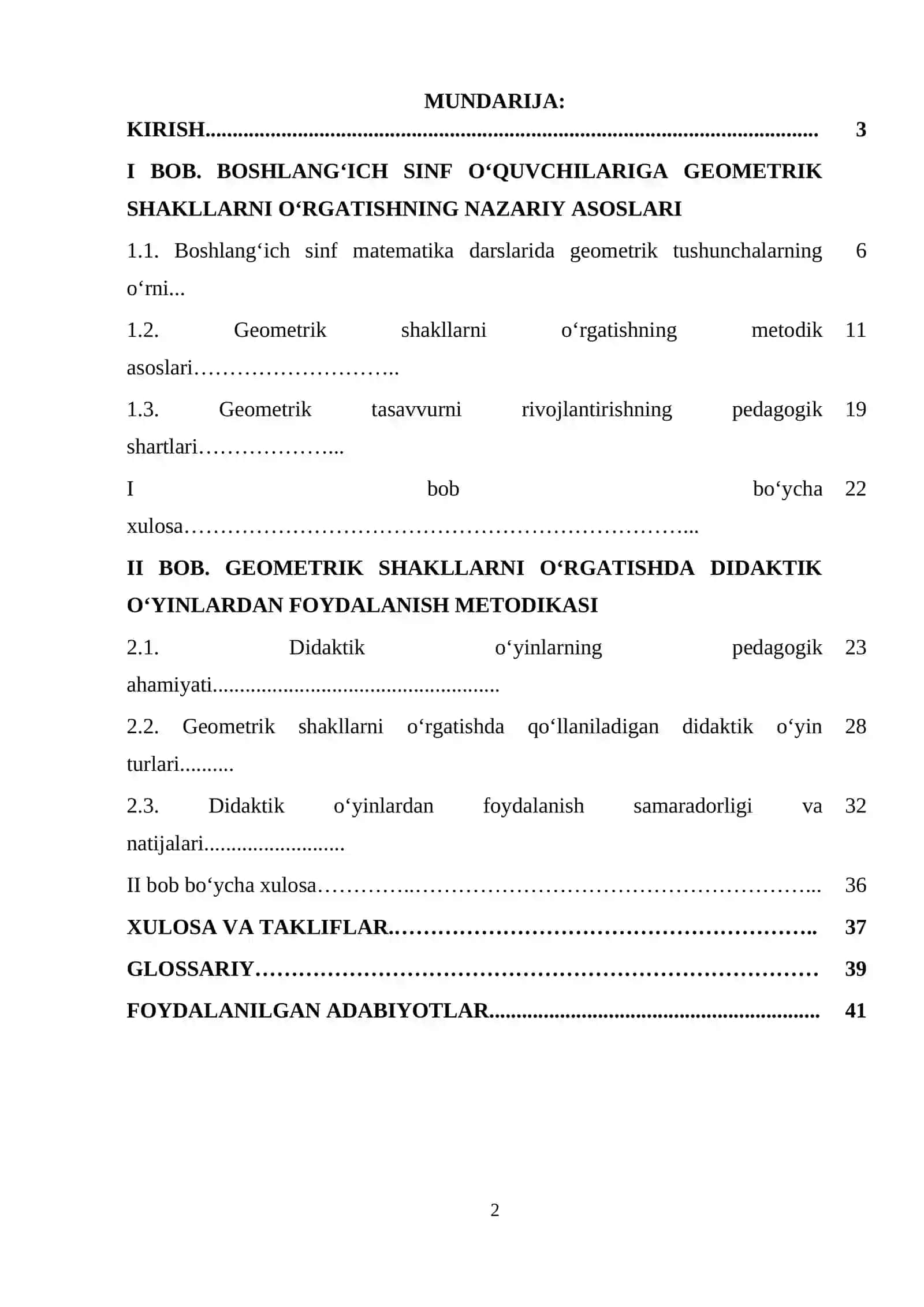 Geometrik shakllarni o‘rgatishda didaktik o‘yinlardan foydalanish 2
