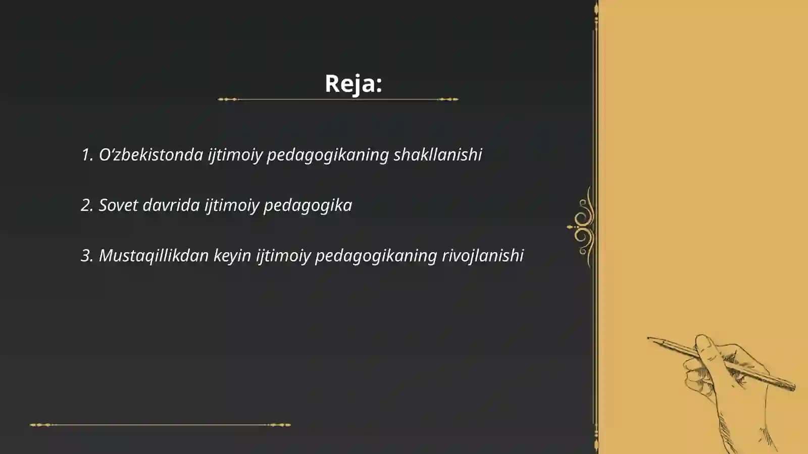 O’zbekistonda ijtimoiy pedagogikaning rivojlanish tarixi 2