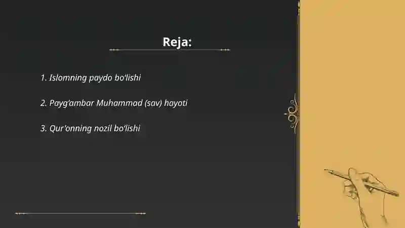 Islam dini tarixi va mohiyati 2