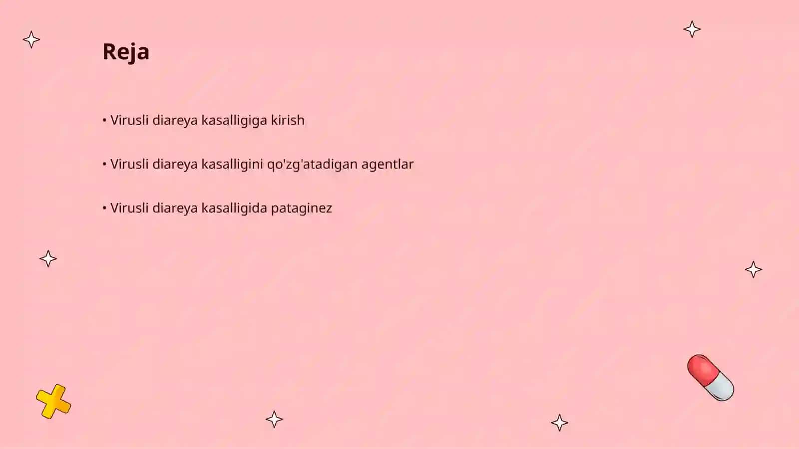 Virusli diareya kasaliging qoʻzgʻatuvchising klasifikatsiyasi pataginezi labaratoryasi 2