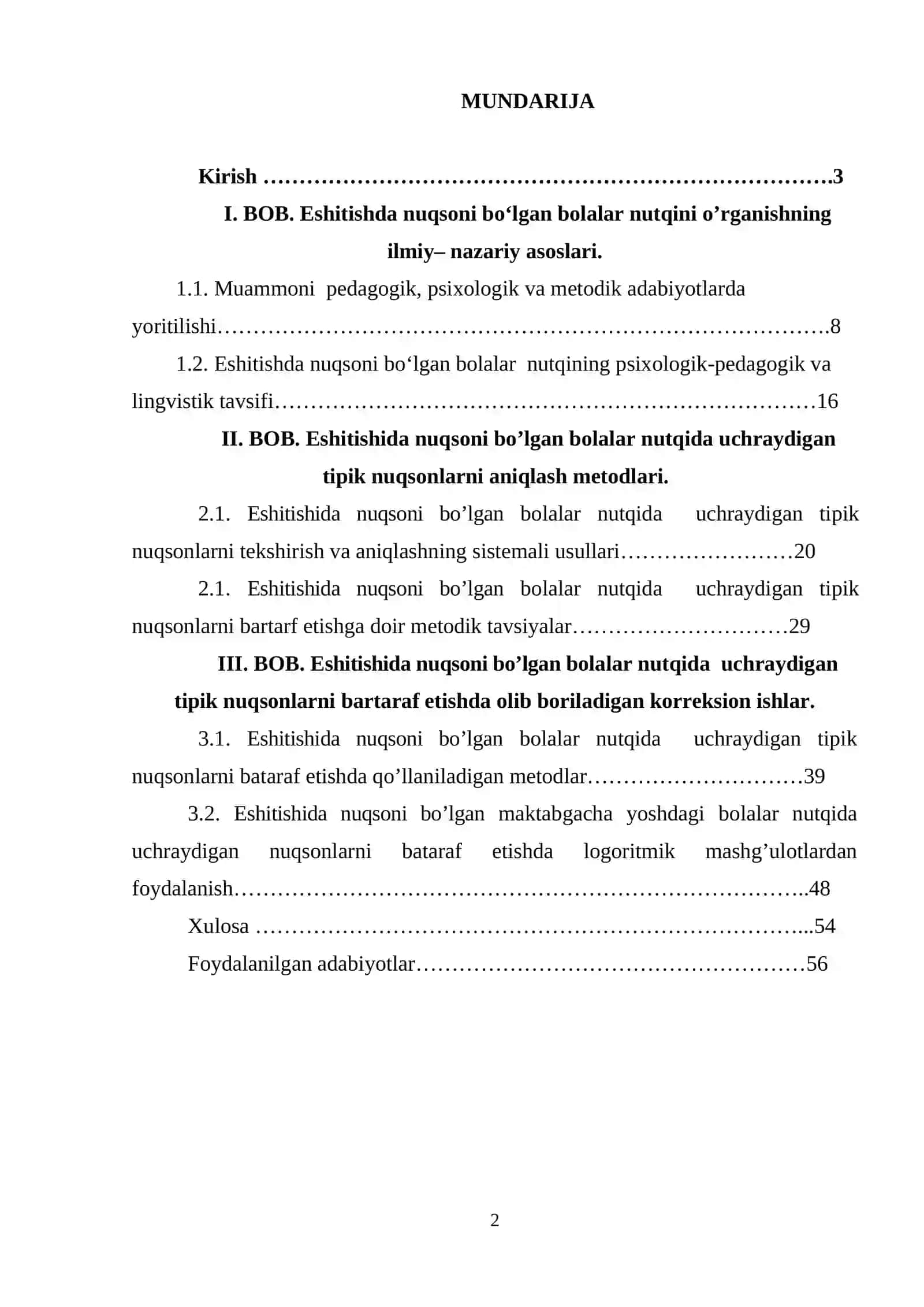 ESHITISHIDA NUQSONI BO’LGAN BOLALAR NUTQIDA UCHRAYDIGAN TIPIK NUQSONLAR 2