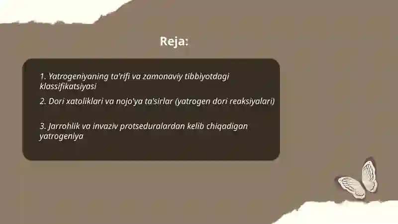 Hozirgi zamon tibbiyotida yatrogeniya 2