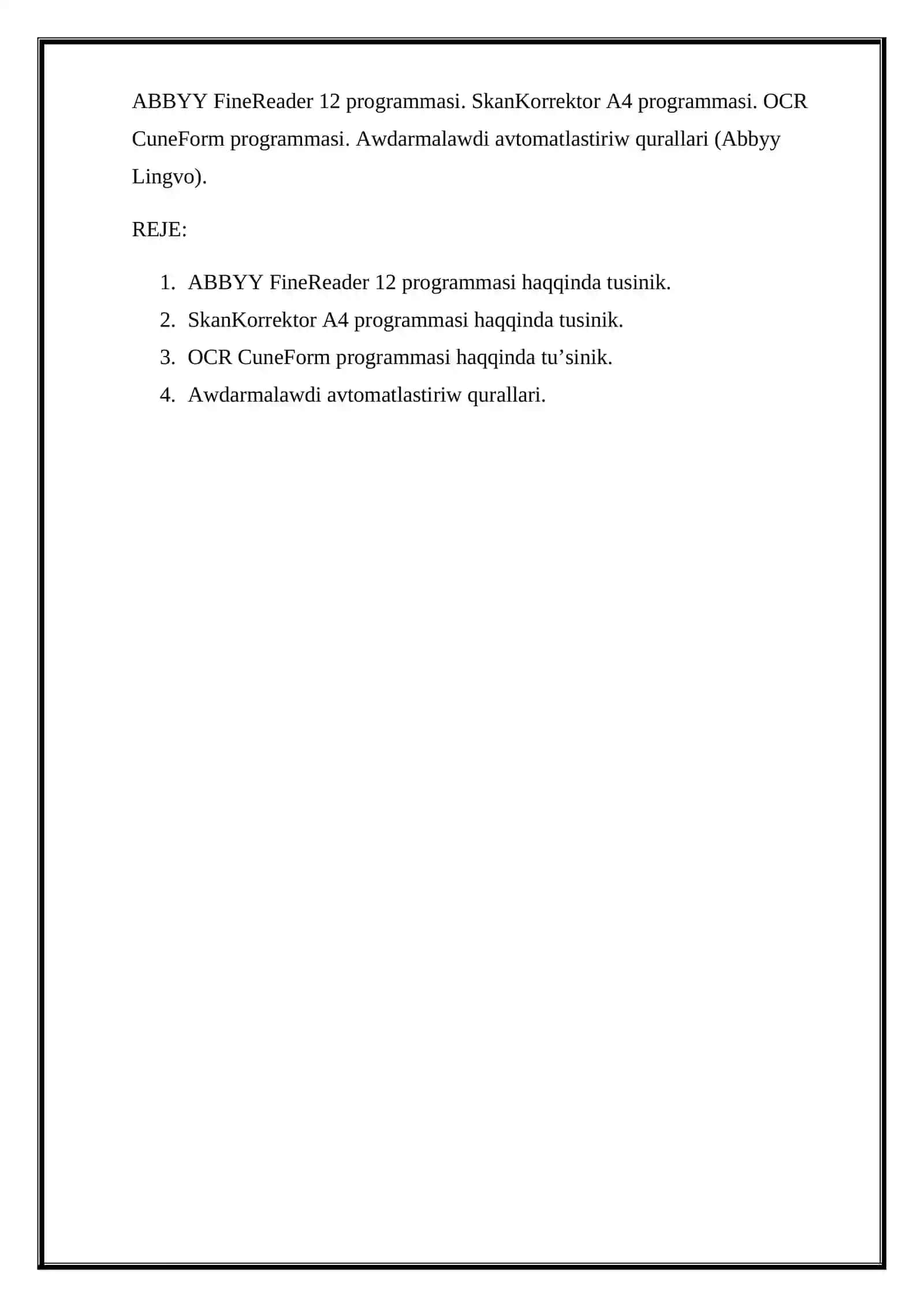 ABBYY FineReader 12 programmasi 2