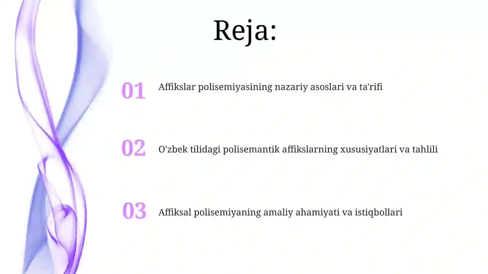 O'zbektilida affikslarning polisematik xususiyatlari 2
