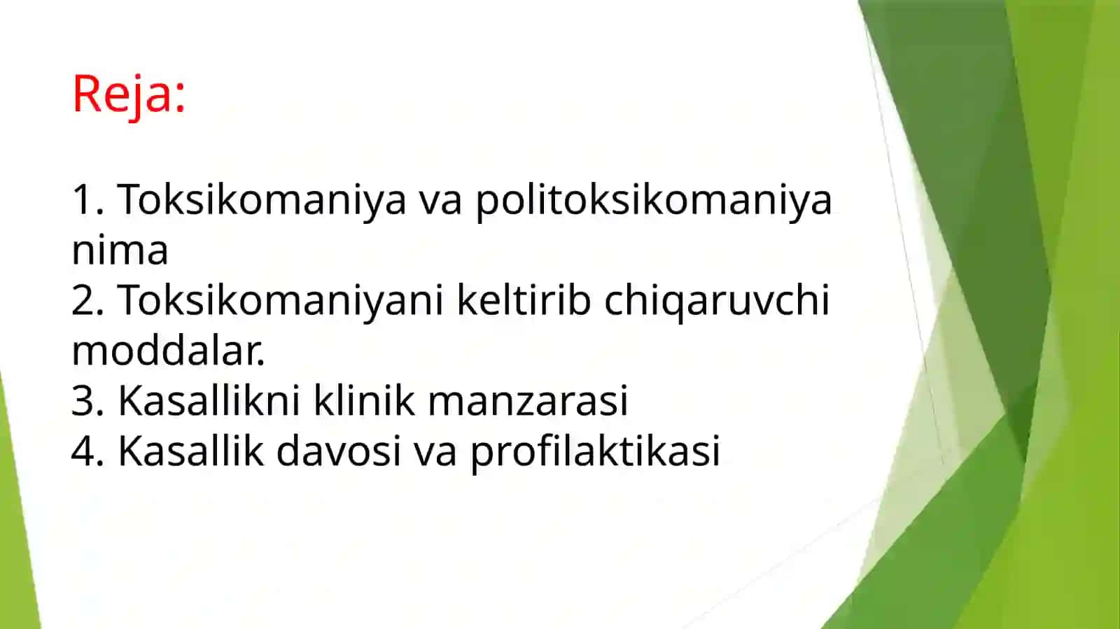 Toksikomaniyahaqidatushuncha.Politoksikomaniya.Toksikomaniyavauniunikeltiribchiqaruvchimoddalar 2
