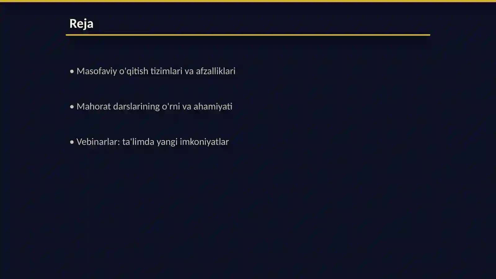 Zamonaviy ta'lim shakllari: masofaviy o'qitish, mahorat darslari, vebinar, evristik metodlar 2