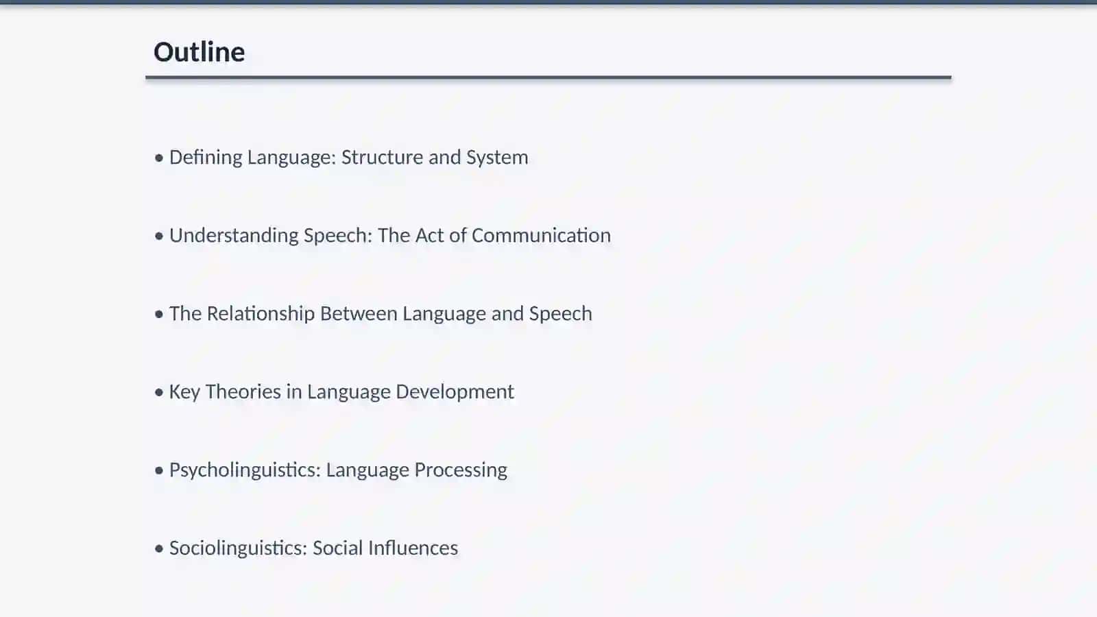 The Difference Between Language and Speech 2