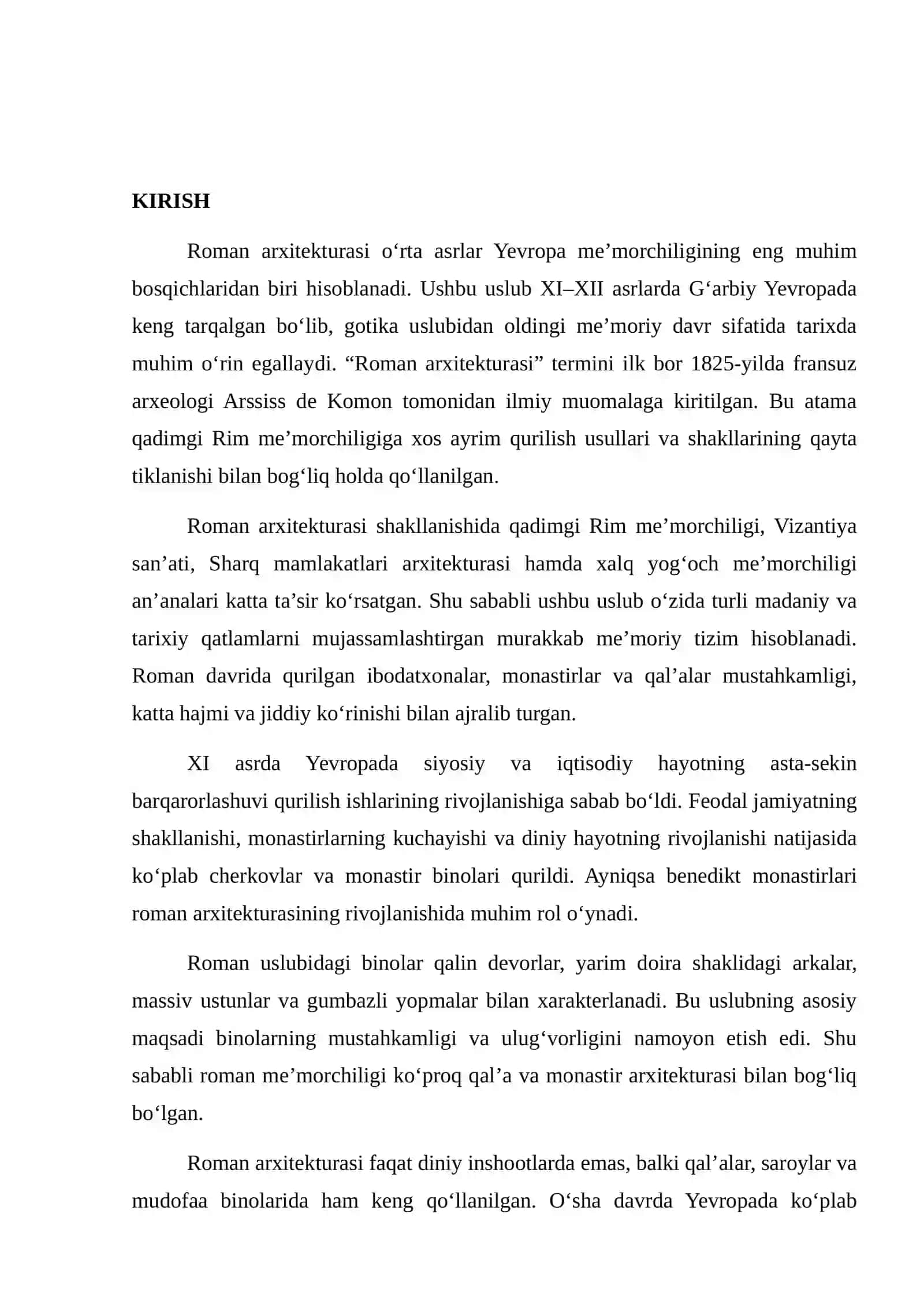 Roman arxitekturasi 2