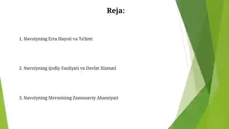 Alisher Navoiyning hayot yõli 2