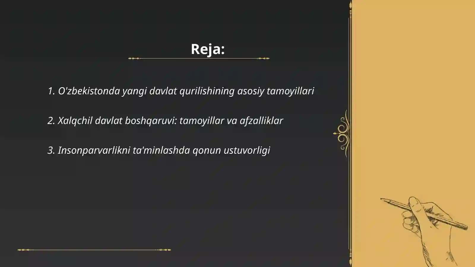 O'zbekistonda xalqchil va insonparvar davlat qurish 2