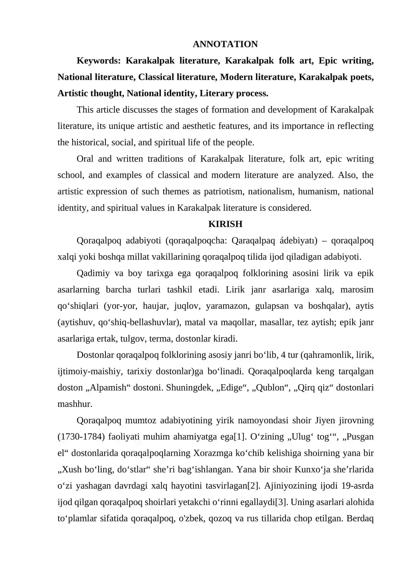 QORAQALPOQ ADABIYOTI 2
